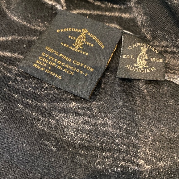 Christian Audigier Men’s Rhinestone Zipper-hooded - Picture 10 of 12